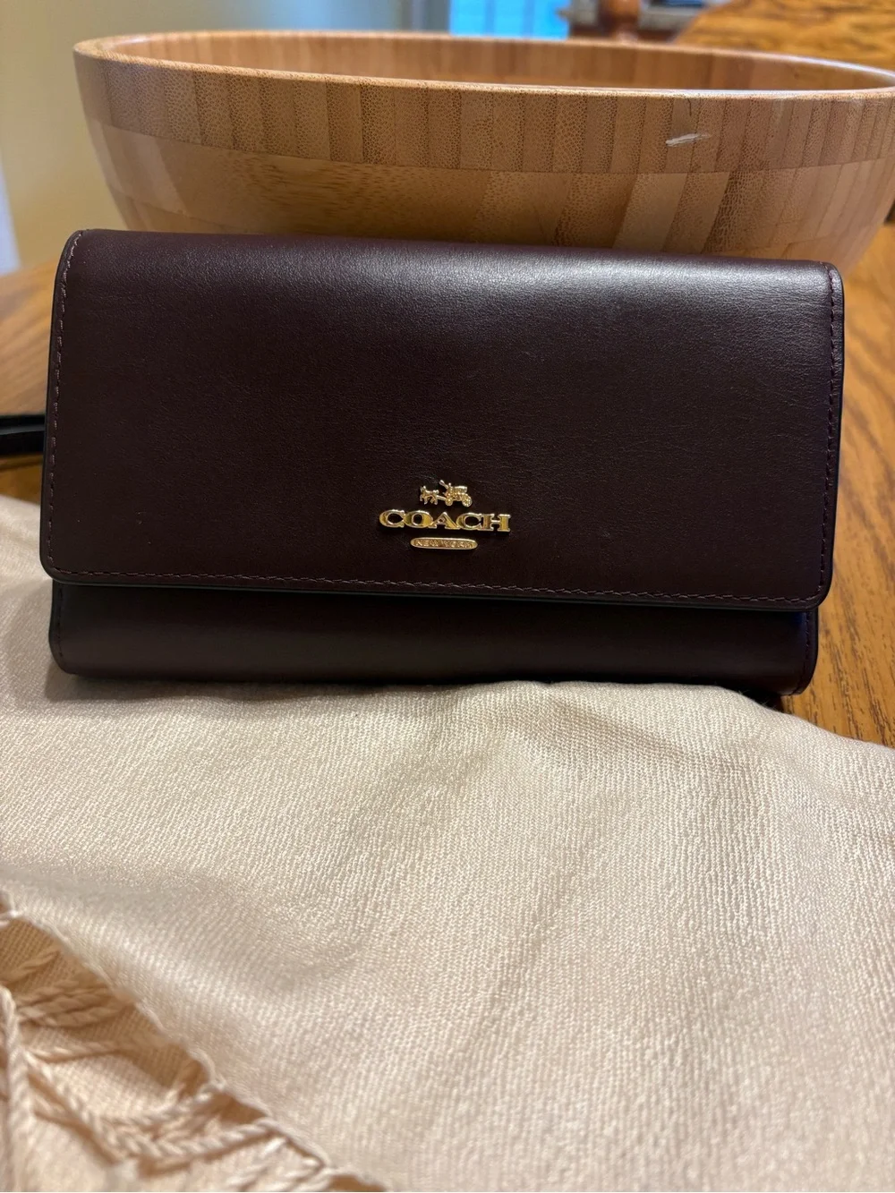 Coach smooth leather